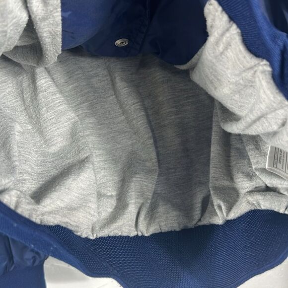 🔥 Vintage 90’s NIKE Nylon Hoodie Polyester Fleece Lined Snap Jacket - Sz M -EUC - Picture 10 of 13